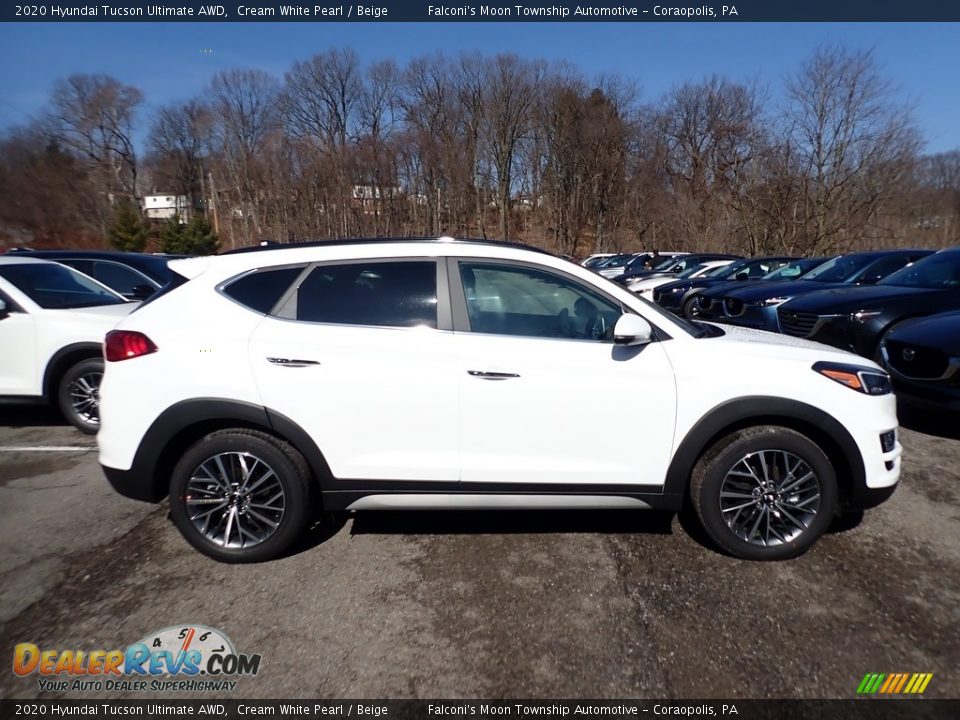 2020 Hyundai Tucson Ultimate AWD Cream White Pearl / Beige Photo #1