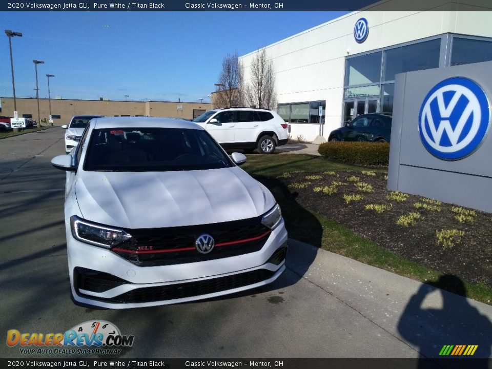 2020 Volkswagen Jetta GLI Pure White / Titan Black Photo #2