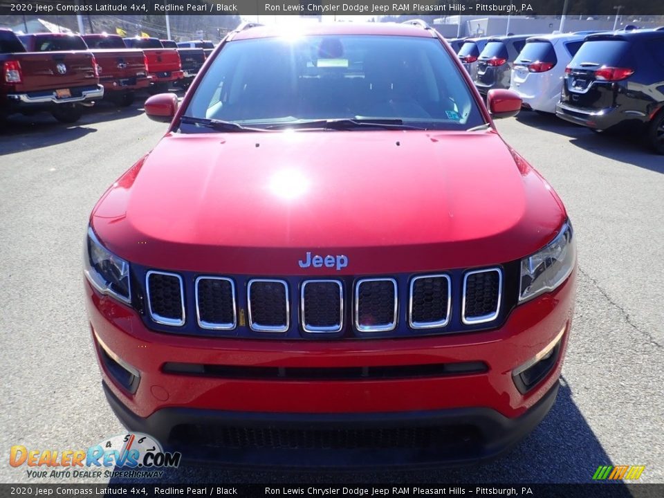 2020 Jeep Compass Latitude 4x4 Redline Pearl / Black Photo #2