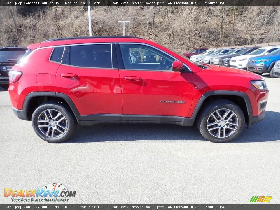 2020 Jeep Compass Latitude 4x4 Redline Pearl / Black Photo #4