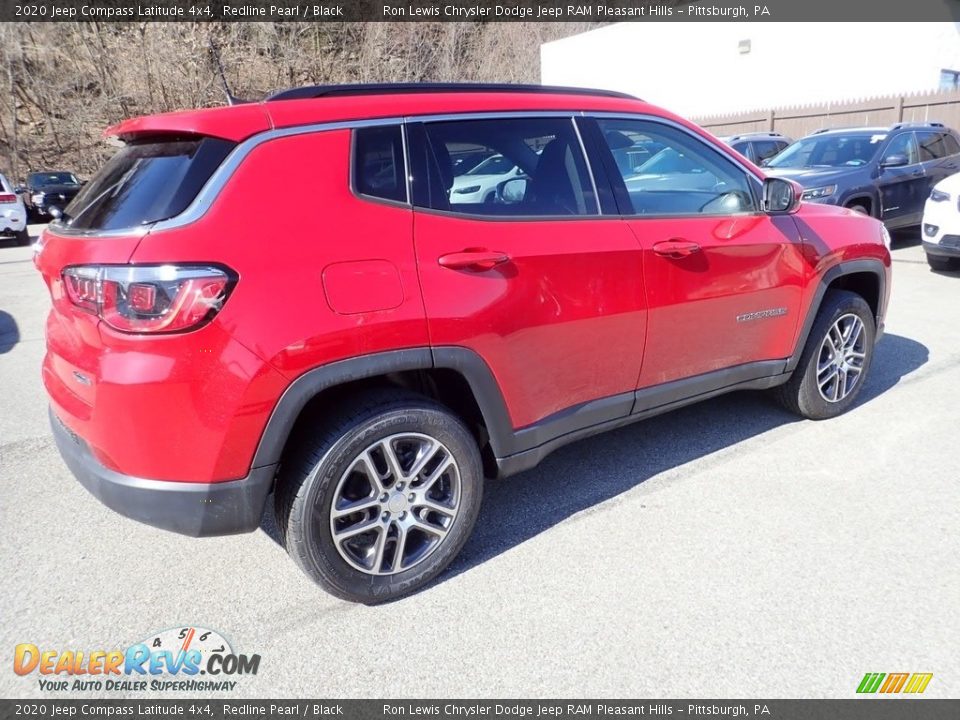 2020 Jeep Compass Latitude 4x4 Redline Pearl / Black Photo #5