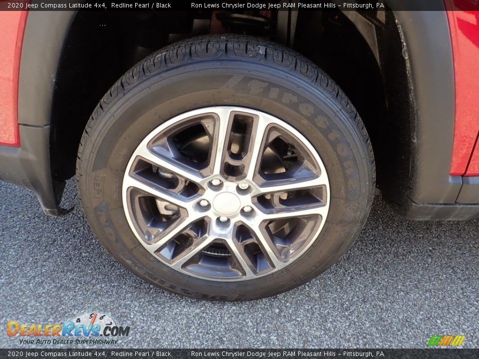 2020 Jeep Compass Latitude 4x4 Redline Pearl / Black Photo #6
