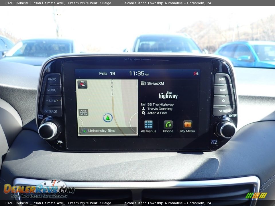2020 Hyundai Tucson Ultimate AWD Cream White Pearl / Beige Photo #13