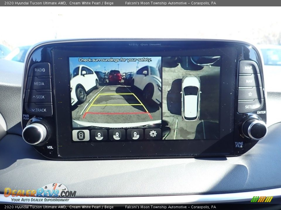 2020 Hyundai Tucson Ultimate AWD Cream White Pearl / Beige Photo #14