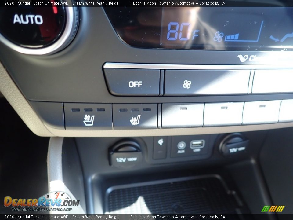 2020 Hyundai Tucson Ultimate AWD Cream White Pearl / Beige Photo #15