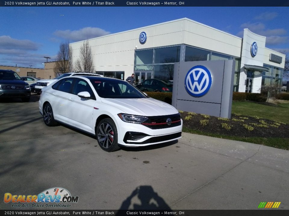 2020 Volkswagen Jetta GLI Autobahn Pure White / Titan Black Photo #2
