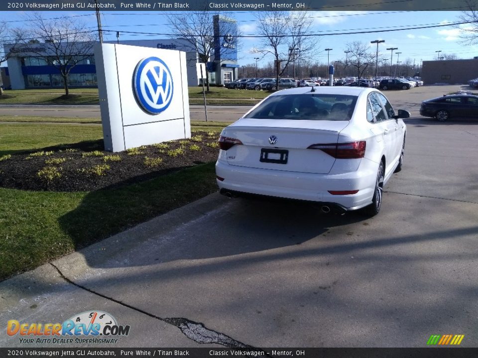 2020 Volkswagen Jetta GLI Autobahn Pure White / Titan Black Photo #3