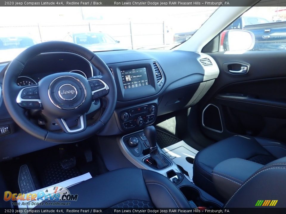 2020 Jeep Compass Latitude 4x4 Redline Pearl / Black Photo #12