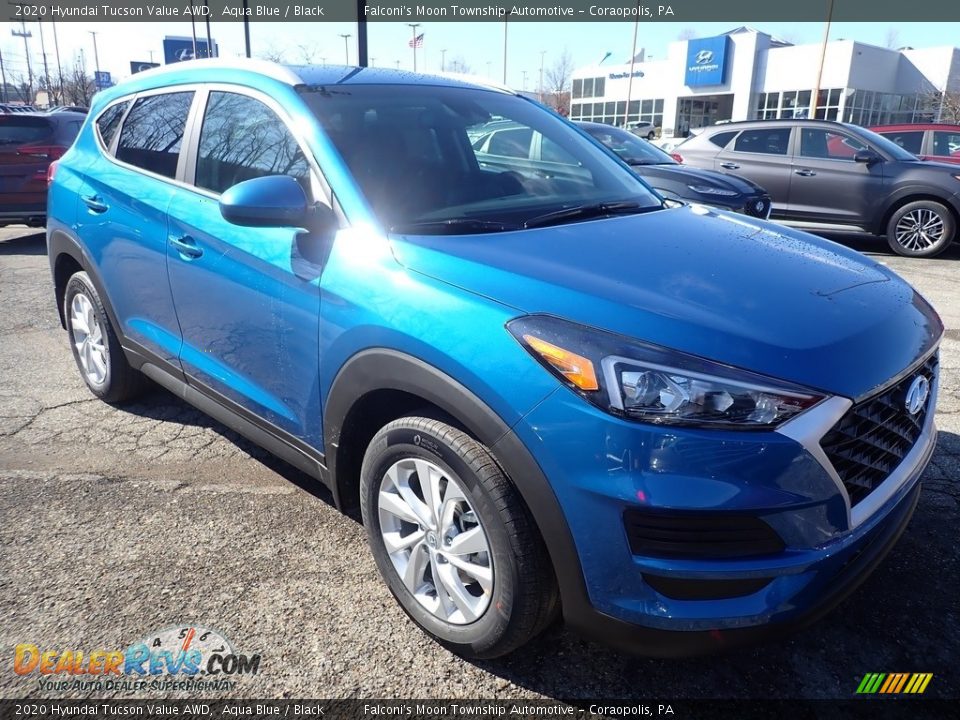 2020 Hyundai Tucson Value AWD Aqua Blue / Black Photo #3