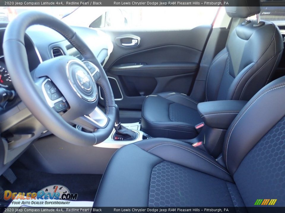 2020 Jeep Compass Latitude 4x4 Redline Pearl / Black Photo #14