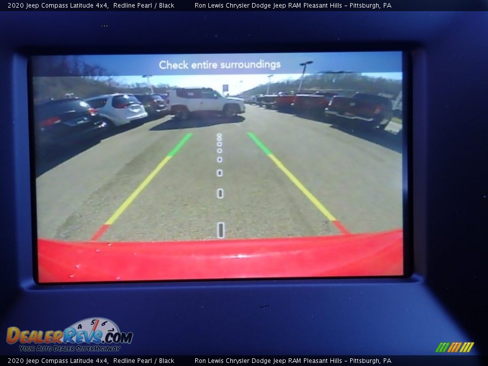 2020 Jeep Compass Latitude 4x4 Redline Pearl / Black Photo #16