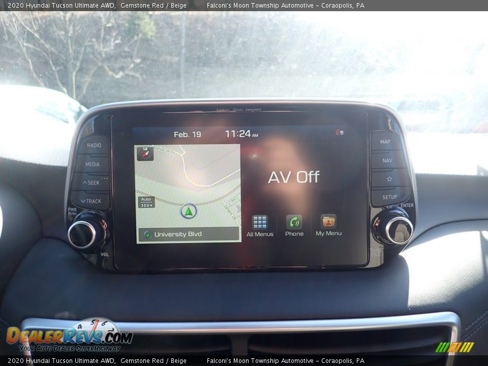 2020 Hyundai Tucson Ultimate AWD Gemstone Red / Beige Photo #14