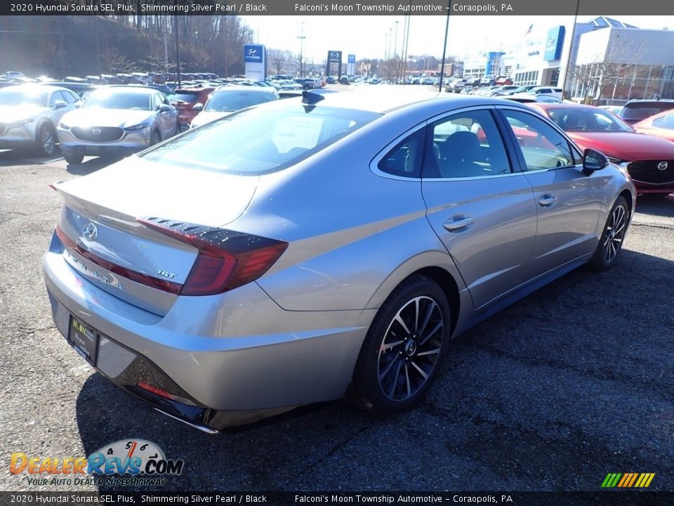 2020 Hyundai Sonata SEL Plus Shimmering Silver Pearl / Black Photo #2