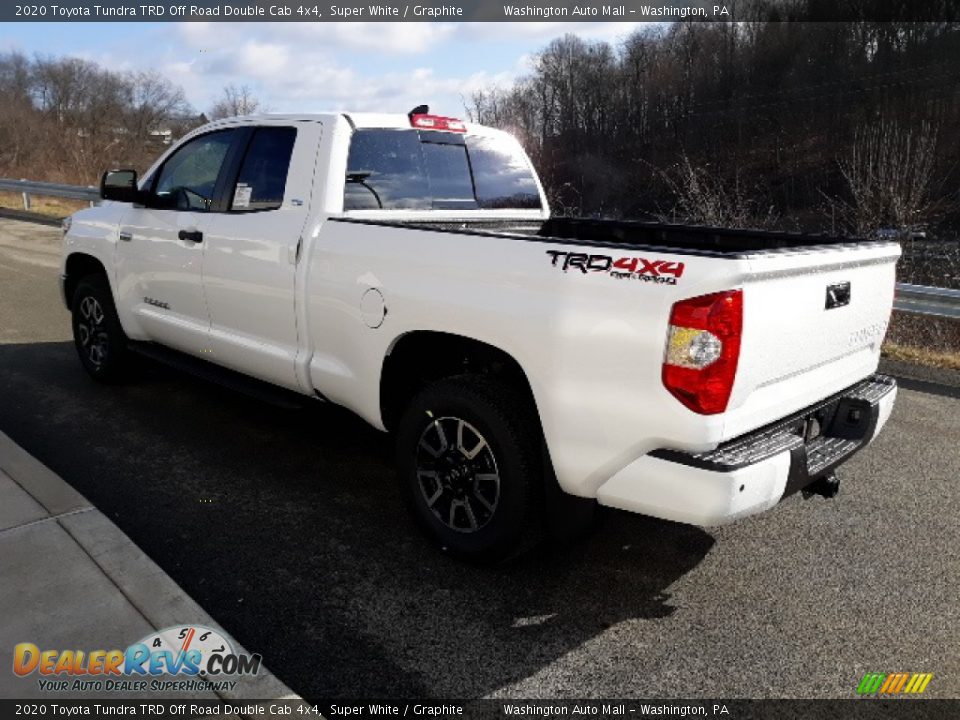 2020 Toyota Tundra TRD Off Road Double Cab 4x4 Super White / Graphite Photo #2