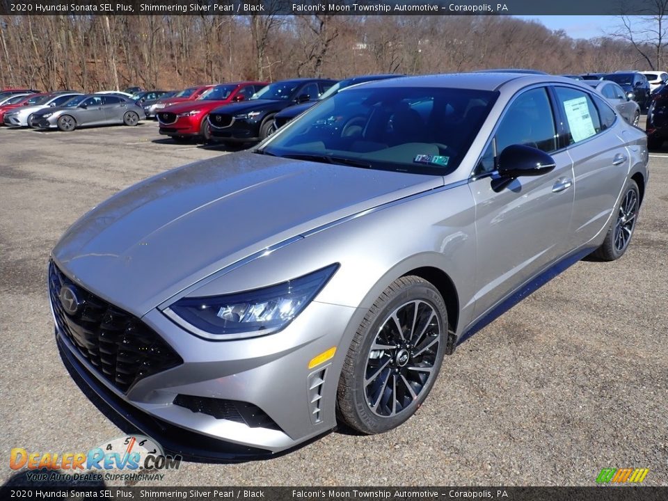2020 Hyundai Sonata SEL Plus Shimmering Silver Pearl / Black Photo #5