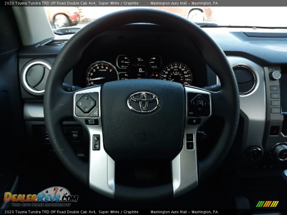 2020 Toyota Tundra TRD Off Road Double Cab 4x4 Super White / Graphite Photo #4