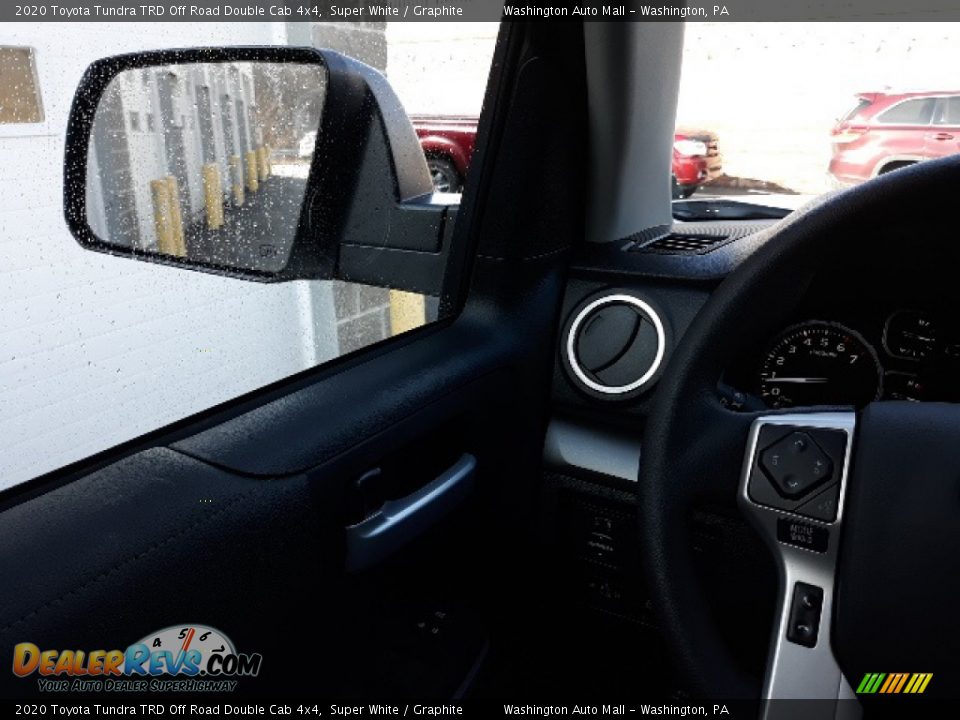 2020 Toyota Tundra TRD Off Road Double Cab 4x4 Super White / Graphite Photo #7