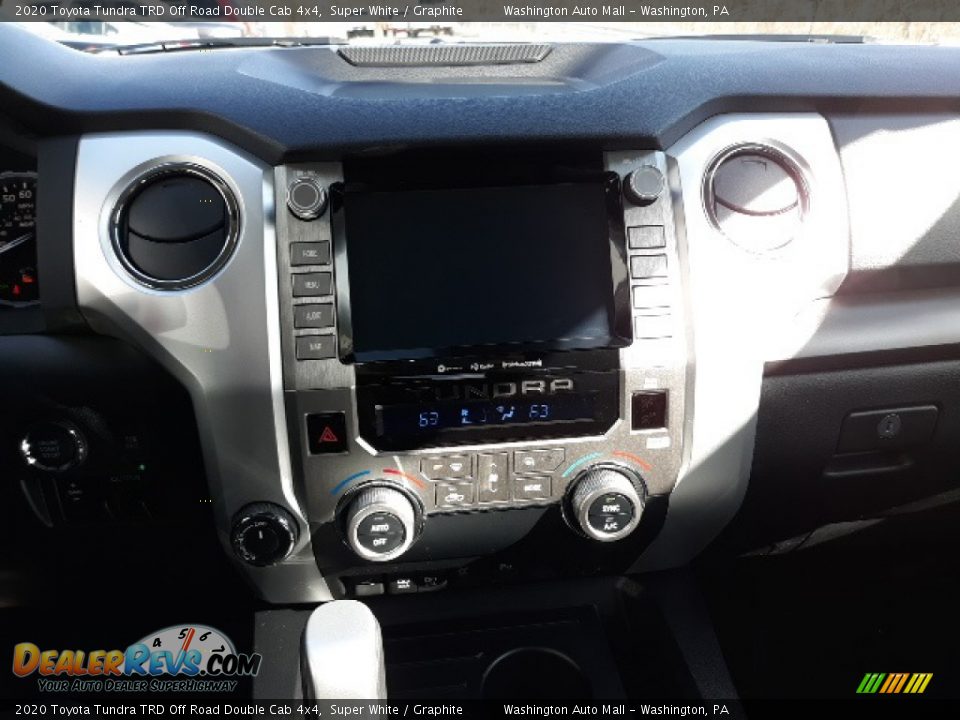 2020 Toyota Tundra TRD Off Road Double Cab 4x4 Super White / Graphite Photo #12