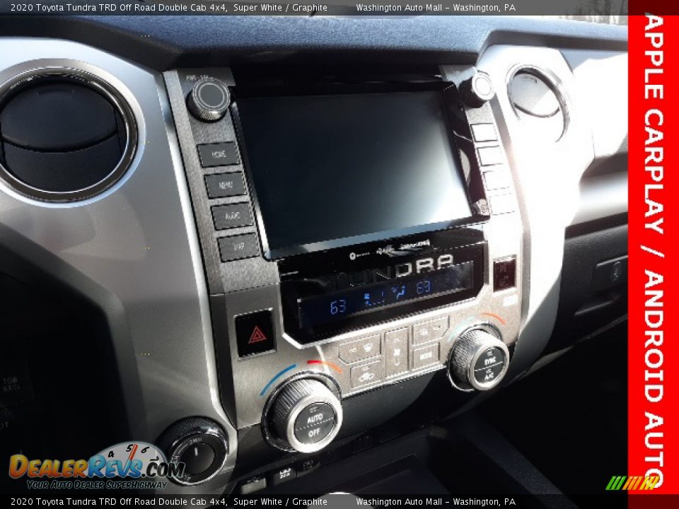 2020 Toyota Tundra TRD Off Road Double Cab 4x4 Super White / Graphite Photo #13