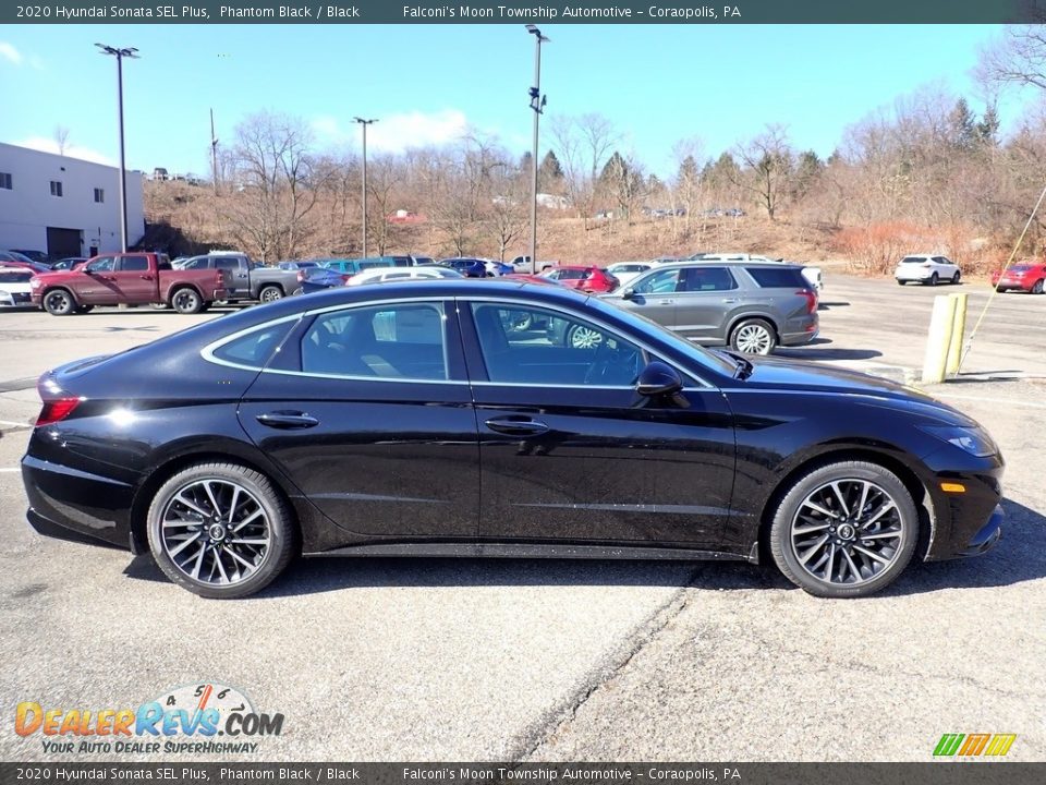 2020 Hyundai Sonata SEL Plus Phantom Black / Black Photo #1