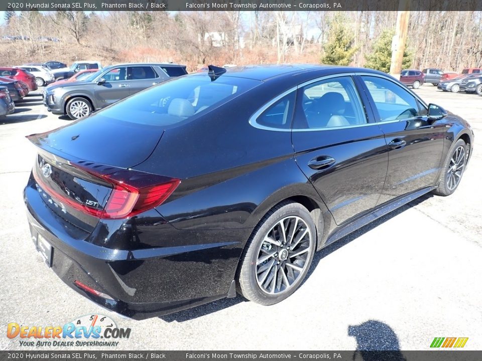 2020 Hyundai Sonata SEL Plus Phantom Black / Black Photo #2