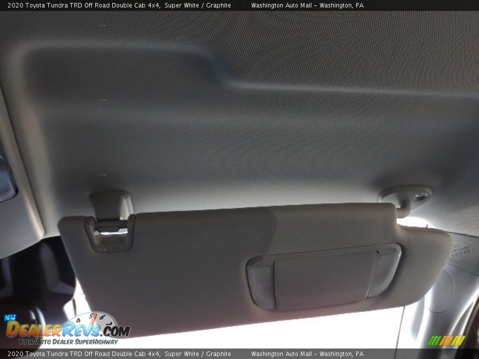 2020 Toyota Tundra TRD Off Road Double Cab 4x4 Super White / Graphite Photo #18