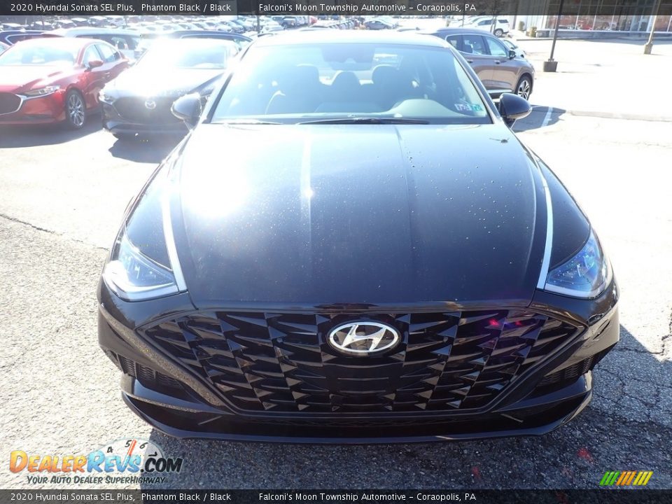 2020 Hyundai Sonata SEL Plus Phantom Black / Black Photo #4