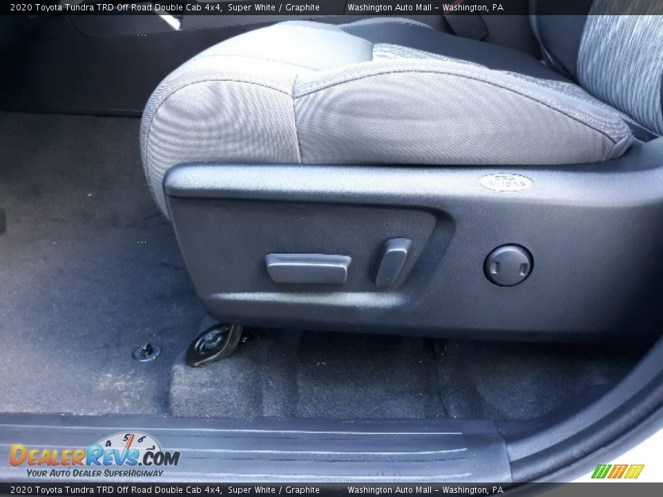 2020 Toyota Tundra TRD Off Road Double Cab 4x4 Super White / Graphite Photo #21