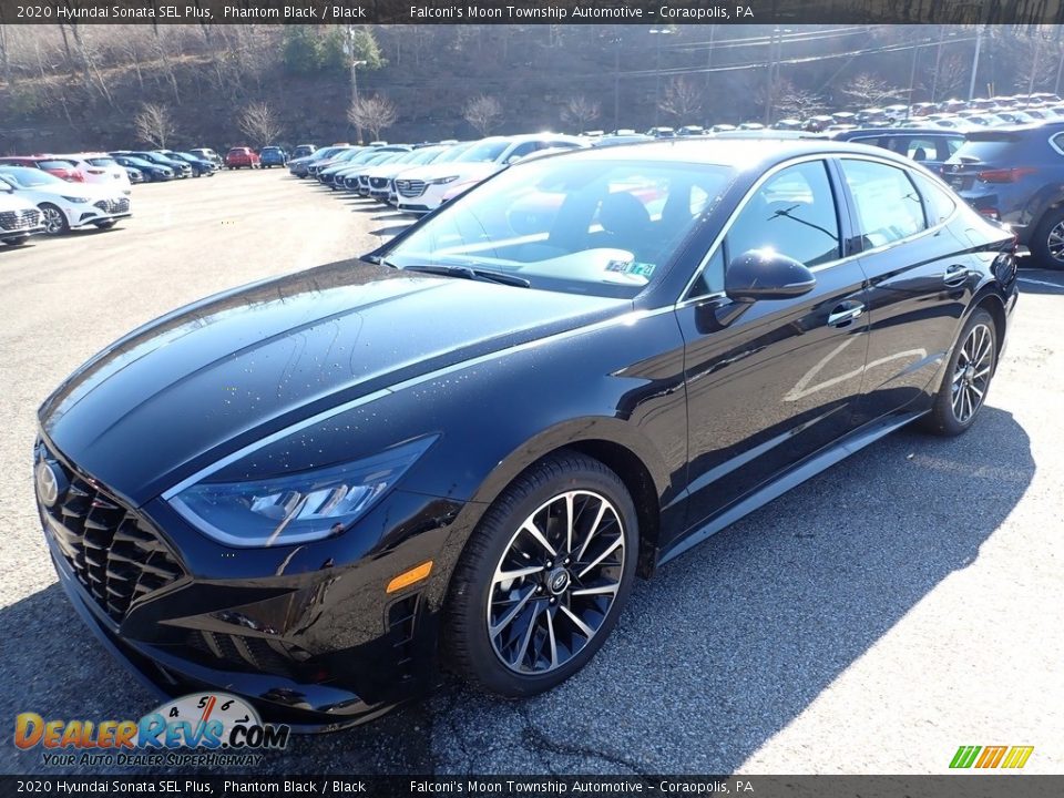 2020 Hyundai Sonata SEL Plus Phantom Black / Black Photo #5