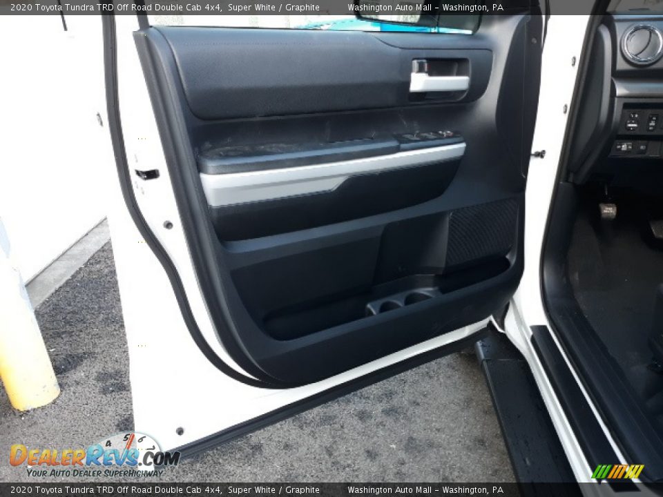 2020 Toyota Tundra TRD Off Road Double Cab 4x4 Super White / Graphite Photo #22