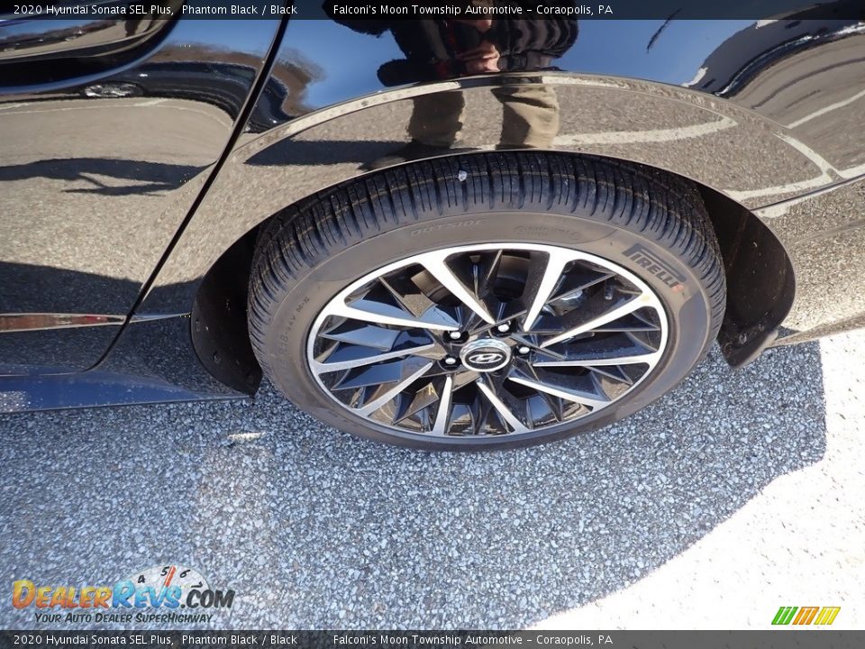 2020 Hyundai Sonata SEL Plus Phantom Black / Black Photo #7