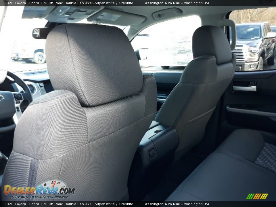 2020 Toyota Tundra TRD Off Road Double Cab 4x4 Super White / Graphite Photo #24