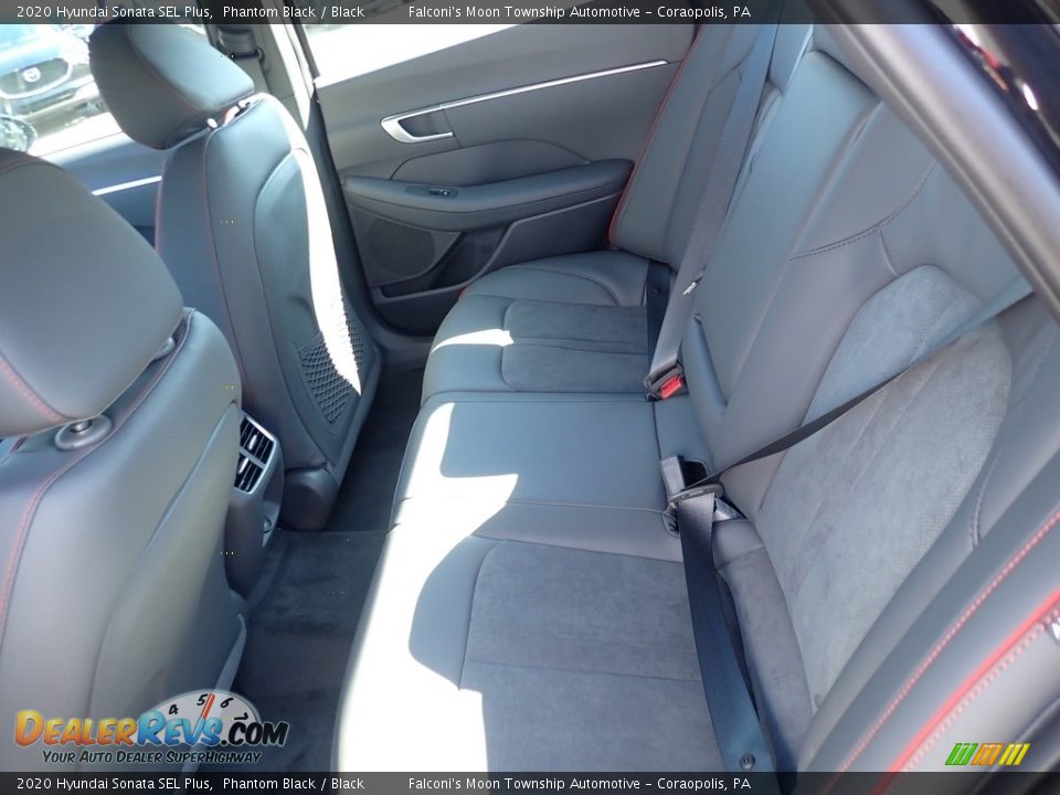 2020 Hyundai Sonata SEL Plus Phantom Black / Black Photo #8
