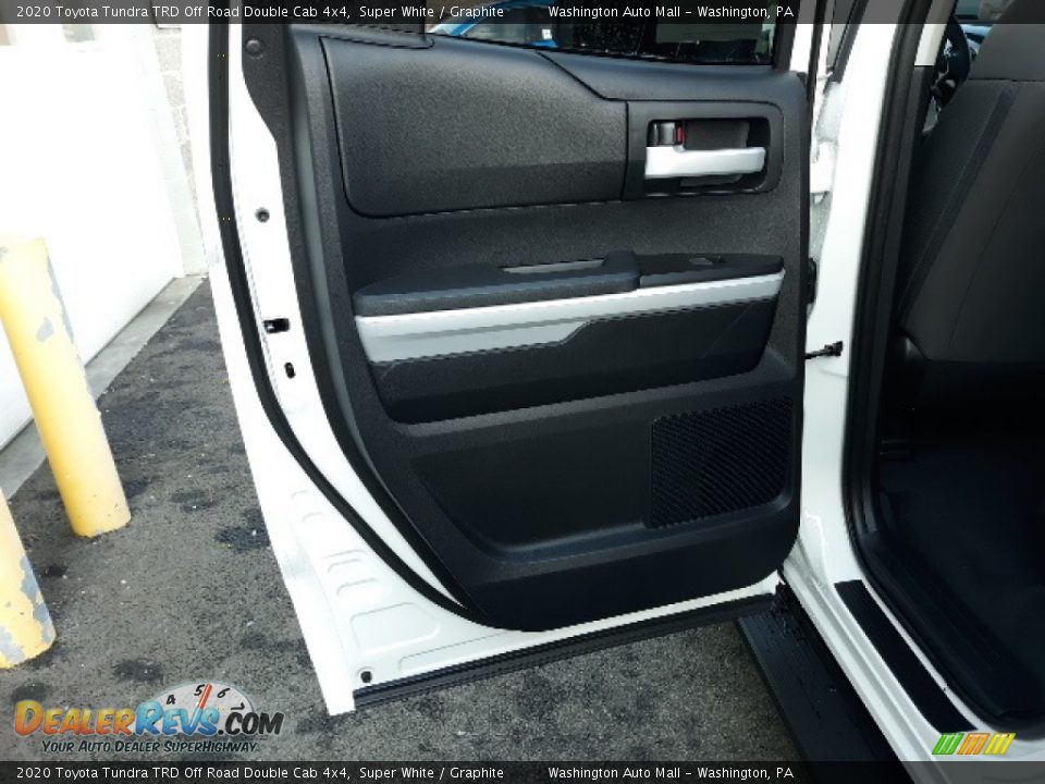 2020 Toyota Tundra TRD Off Road Double Cab 4x4 Super White / Graphite Photo #28
