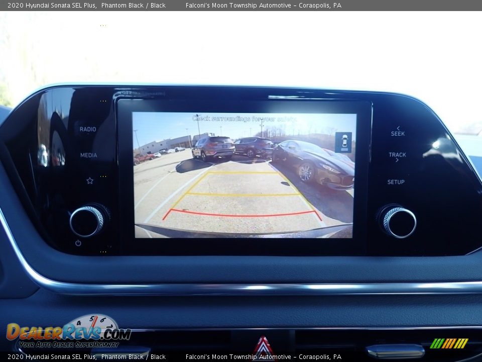 2020 Hyundai Sonata SEL Plus Phantom Black / Black Photo #14