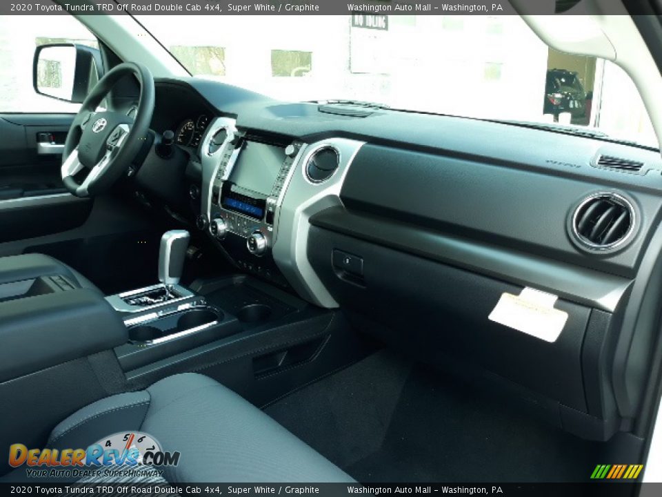 2020 Toyota Tundra TRD Off Road Double Cab 4x4 Super White / Graphite Photo #33