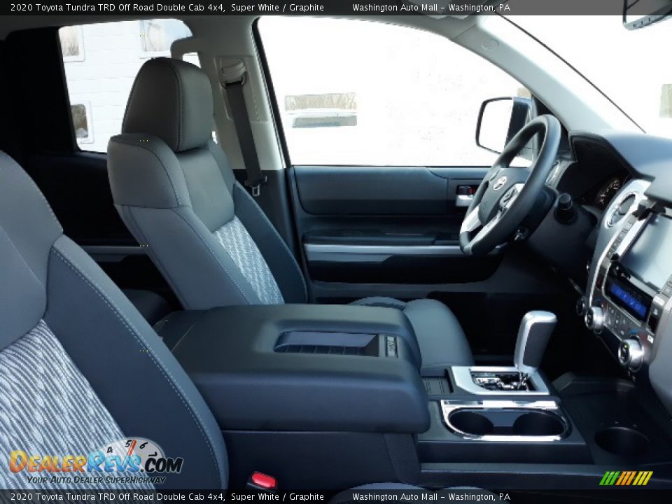 2020 Toyota Tundra TRD Off Road Double Cab 4x4 Super White / Graphite Photo #34