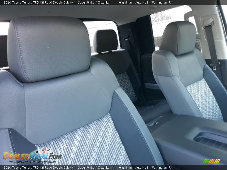 2020 Toyota Tundra TRD Off Road Double Cab 4x4 Super White / Graphite Photo #35