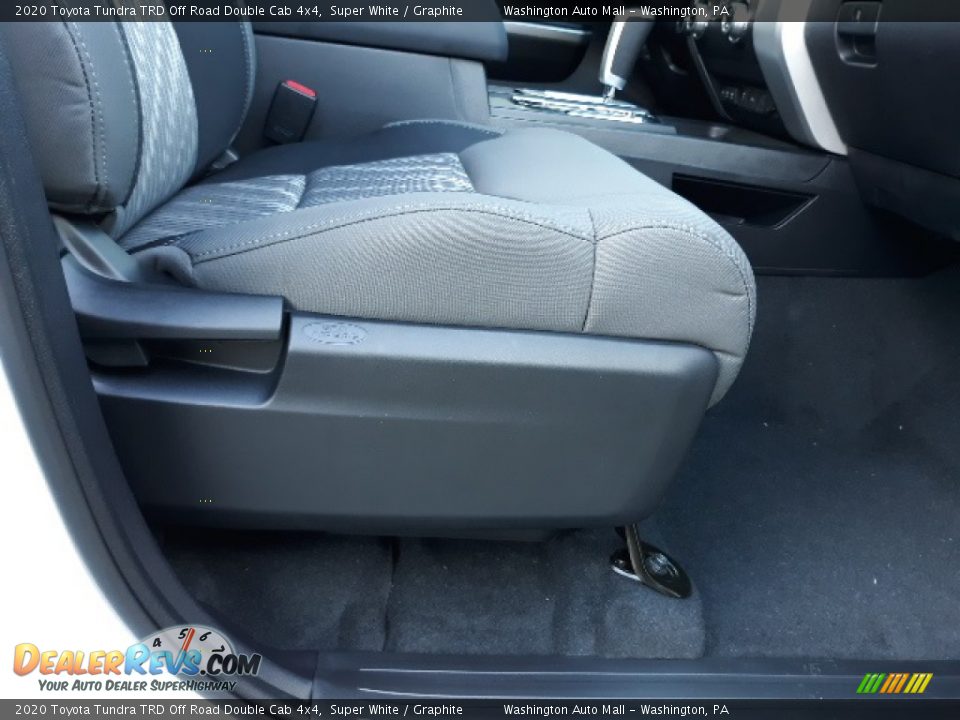 2020 Toyota Tundra TRD Off Road Double Cab 4x4 Super White / Graphite Photo #36