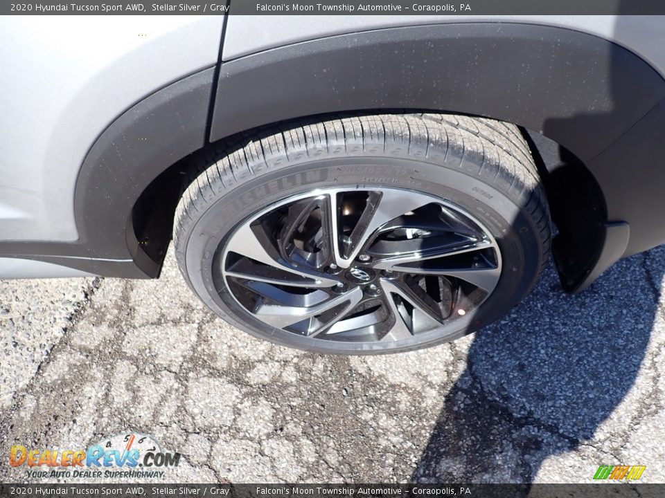 2020 Hyundai Tucson Sport AWD Stellar Silver / Gray Photo #7