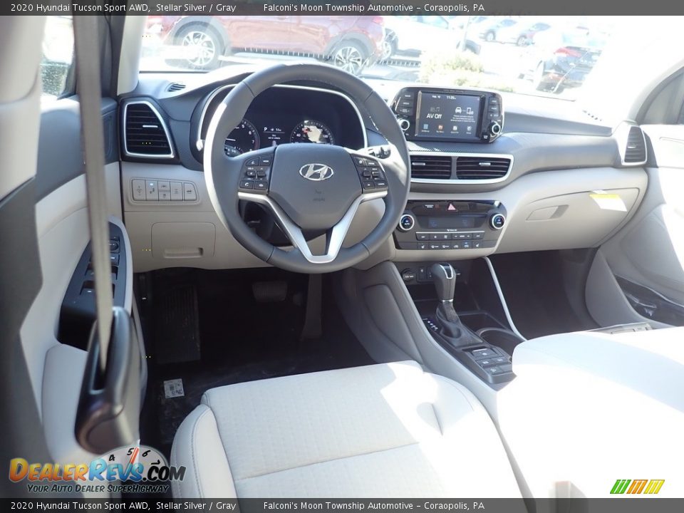 2020 Hyundai Tucson Sport AWD Stellar Silver / Gray Photo #9