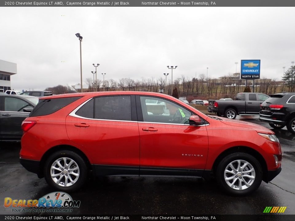 2020 Chevrolet Equinox LT AWD Cayenne Orange Metallic / Jet Black Photo #7