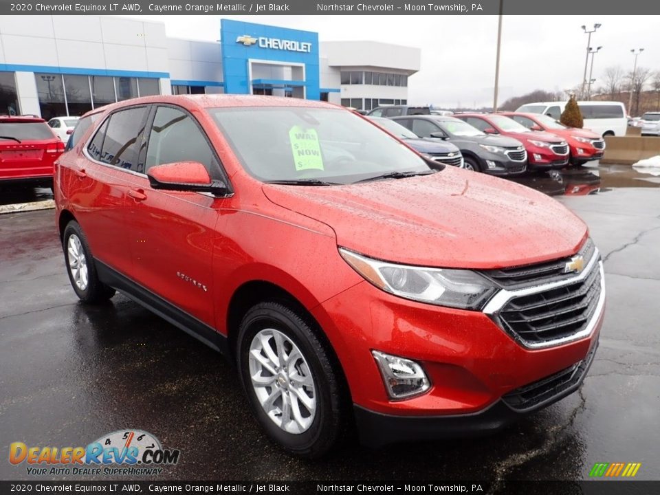 2020 Chevrolet Equinox LT AWD Cayenne Orange Metallic / Jet Black Photo #8