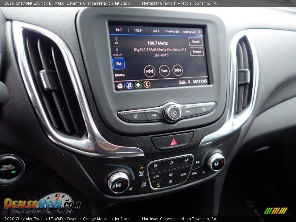 2020 Chevrolet Equinox LT AWD Cayenne Orange Metallic / Jet Black Photo #17