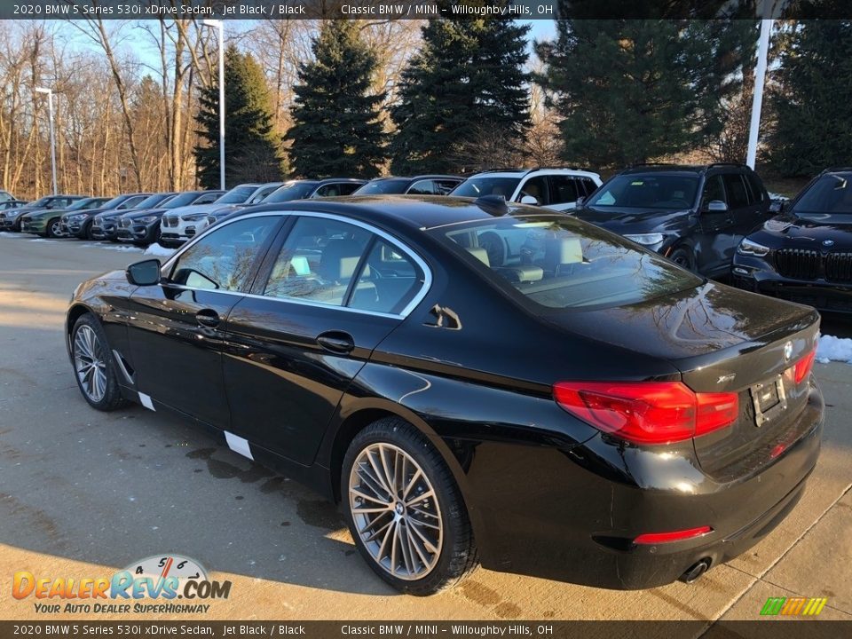 2020 BMW 5 Series 530i xDrive Sedan Jet Black / Black Photo #2