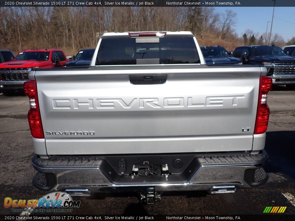 2020 Chevrolet Silverado 1500 LT Z71 Crew Cab 4x4 Silver Ice Metallic / Jet Black Photo #4