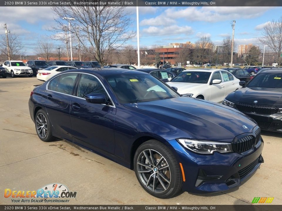 2020 BMW 3 Series 330i xDrive Sedan Mediterranean Blue Metallic / Black Photo #1