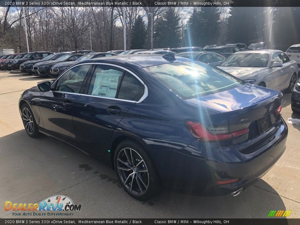 2020 BMW 3 Series 330i xDrive Sedan Mediterranean Blue Metallic / Black Photo #2