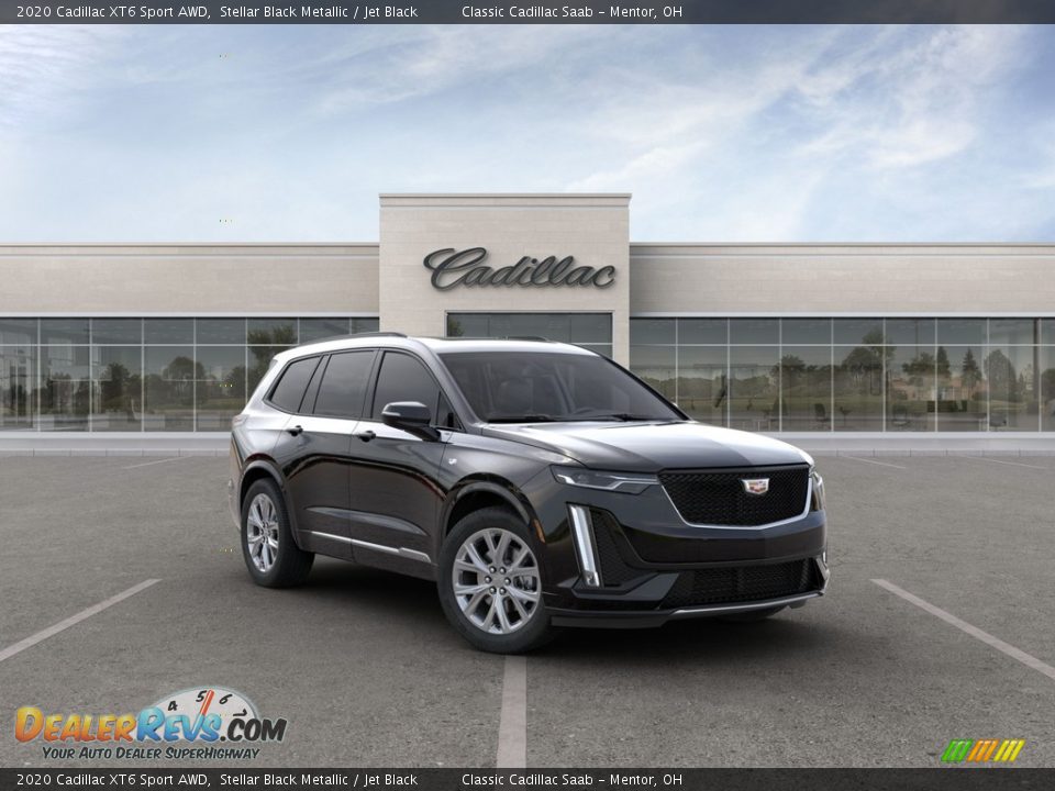 2020 Cadillac XT6 Sport AWD Stellar Black Metallic / Jet Black Photo #4