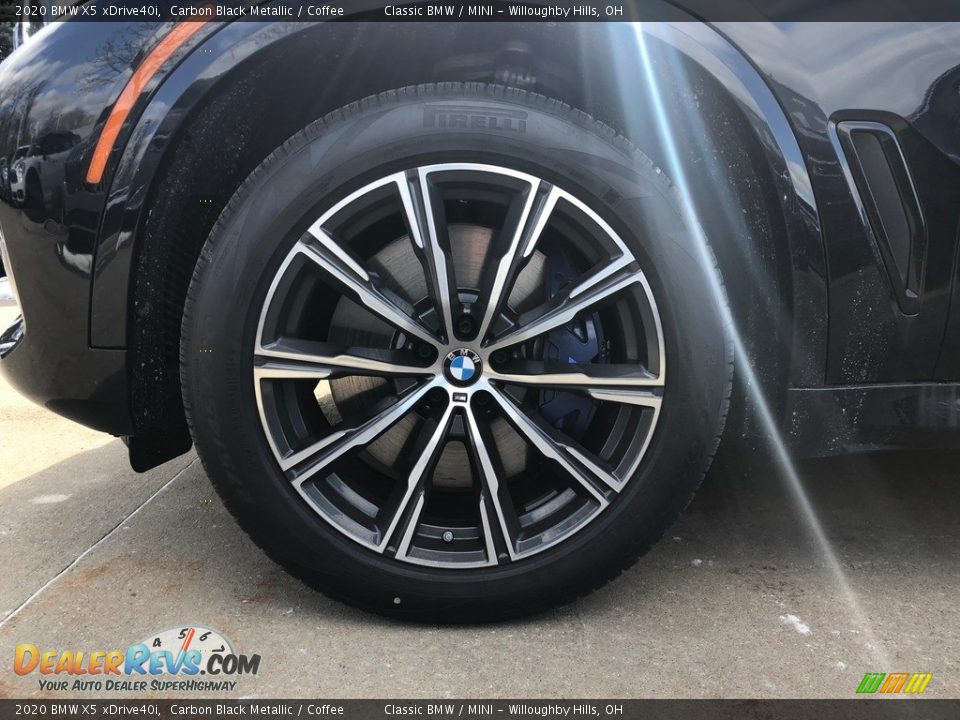 2020 BMW X5 xDrive40i Carbon Black Metallic / Coffee Photo #5